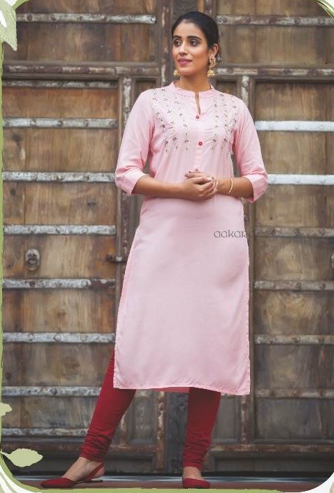 Basics Vol 9 By Aakara Straight Style Kurtis Catalogue