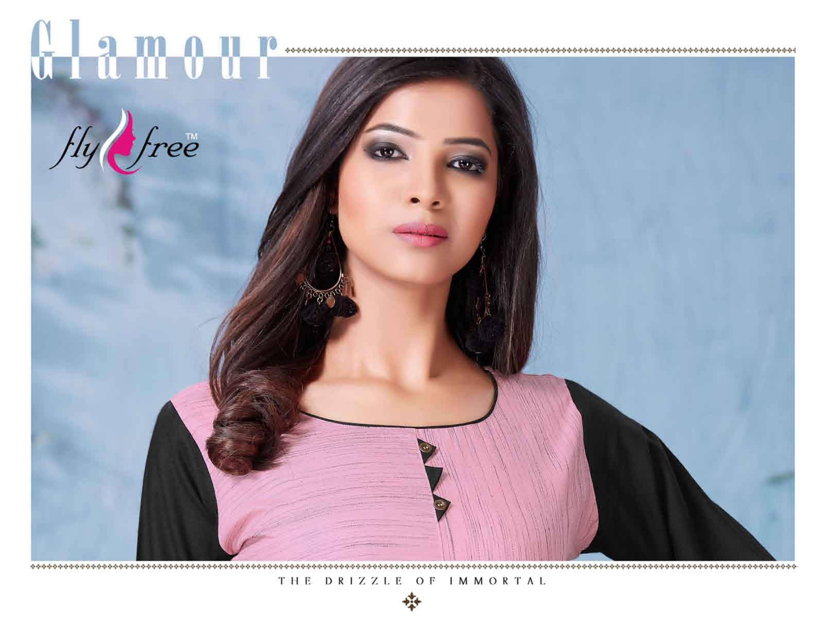 Glam Girl By Fly Free Casual Wear Kurtis Catalogue