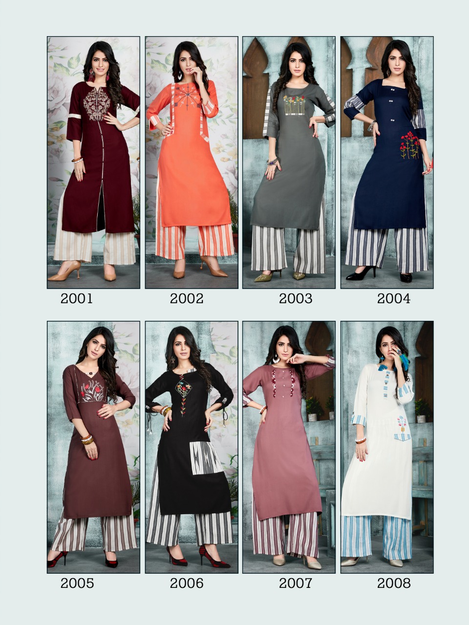 Anishka Vol 2 By Manas Rayon Kurtis With Plazzo Collection
