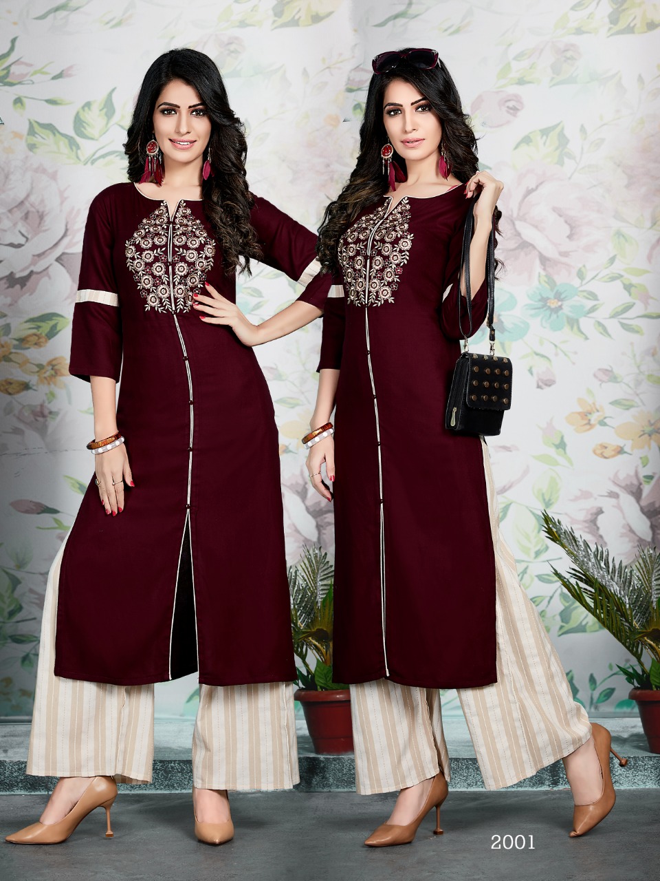 Anishka Vol 2 By Manas Rayon Kurtis With Plazzo Collection