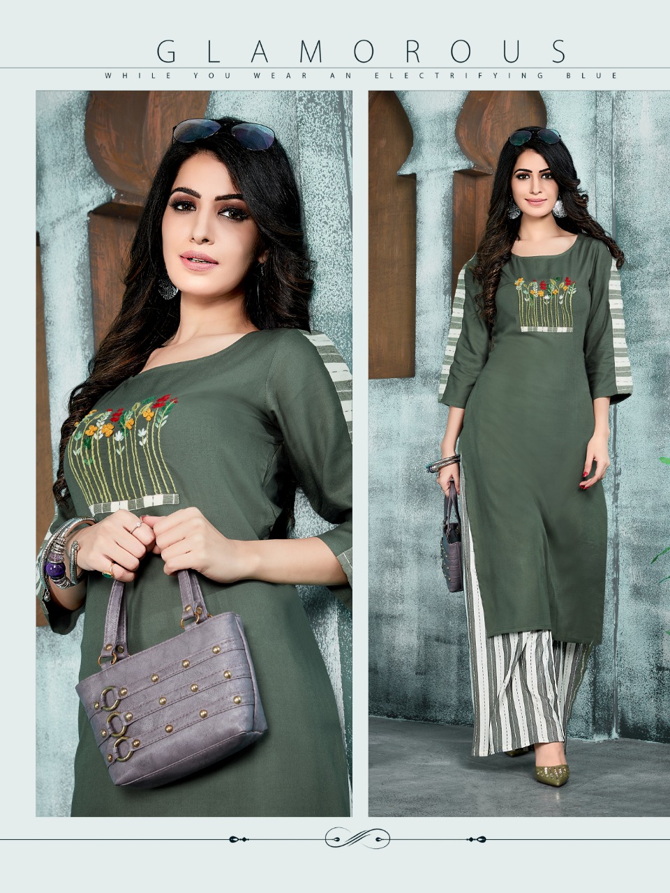 Anishka Vol 2 By Manas Rayon Kurtis With Plazzo Collection