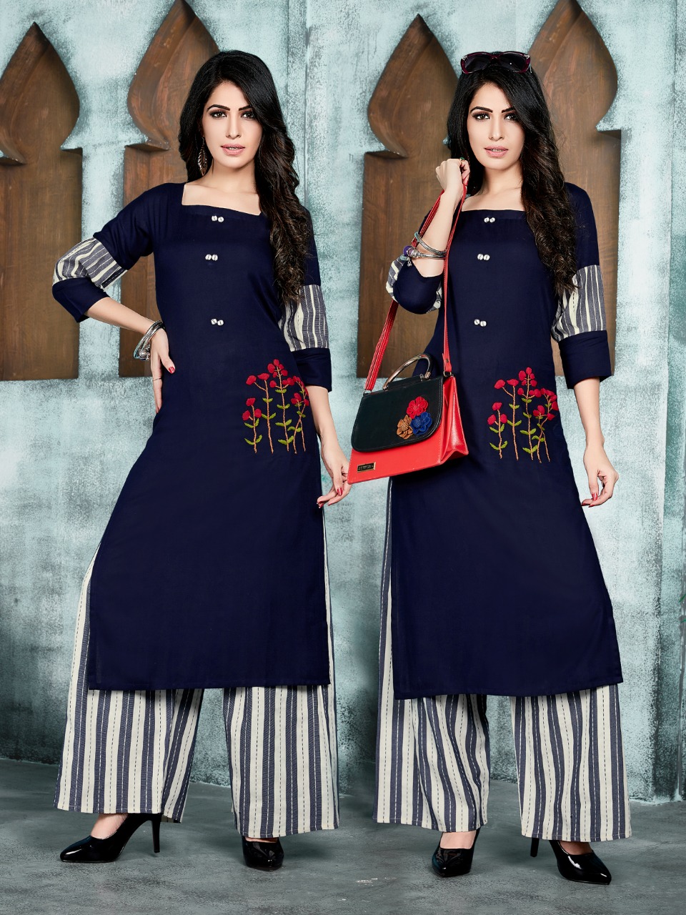 Anishka Vol 2 By Manas Rayon Kurtis With Plazzo Collection