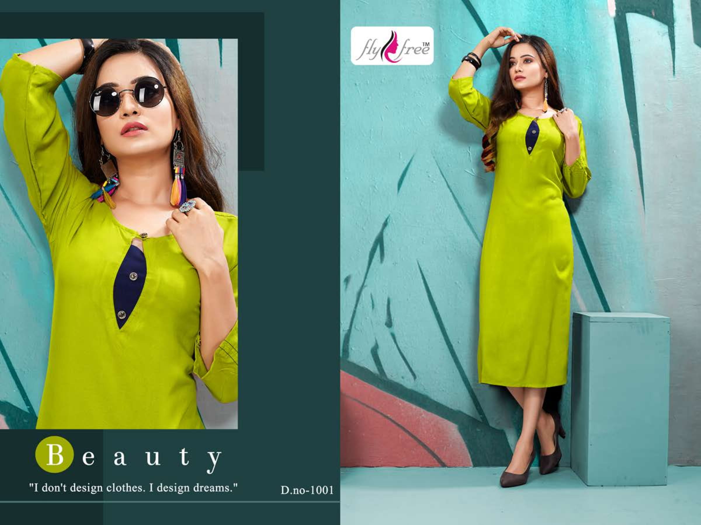 Archi By Fly Free Designer Kurtis Collection
