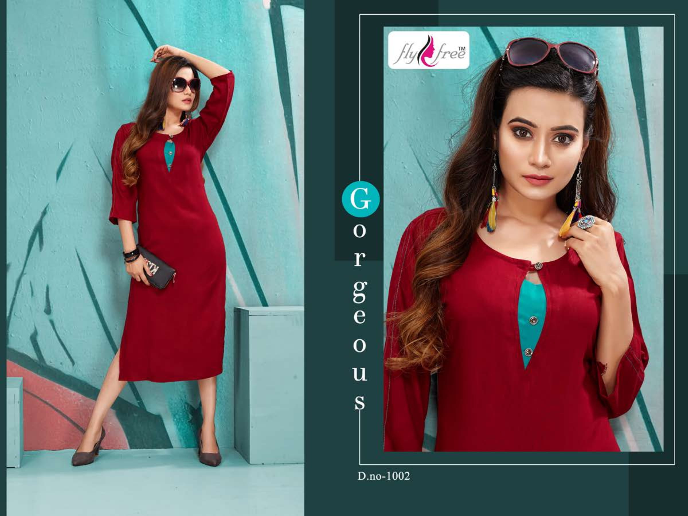 Archi By Fly Free Designer Kurtis Collection