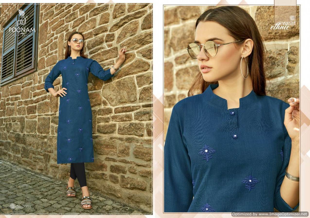Asiana Vol 2 By Poonam Cotton Casual Wear Kurtis Collection