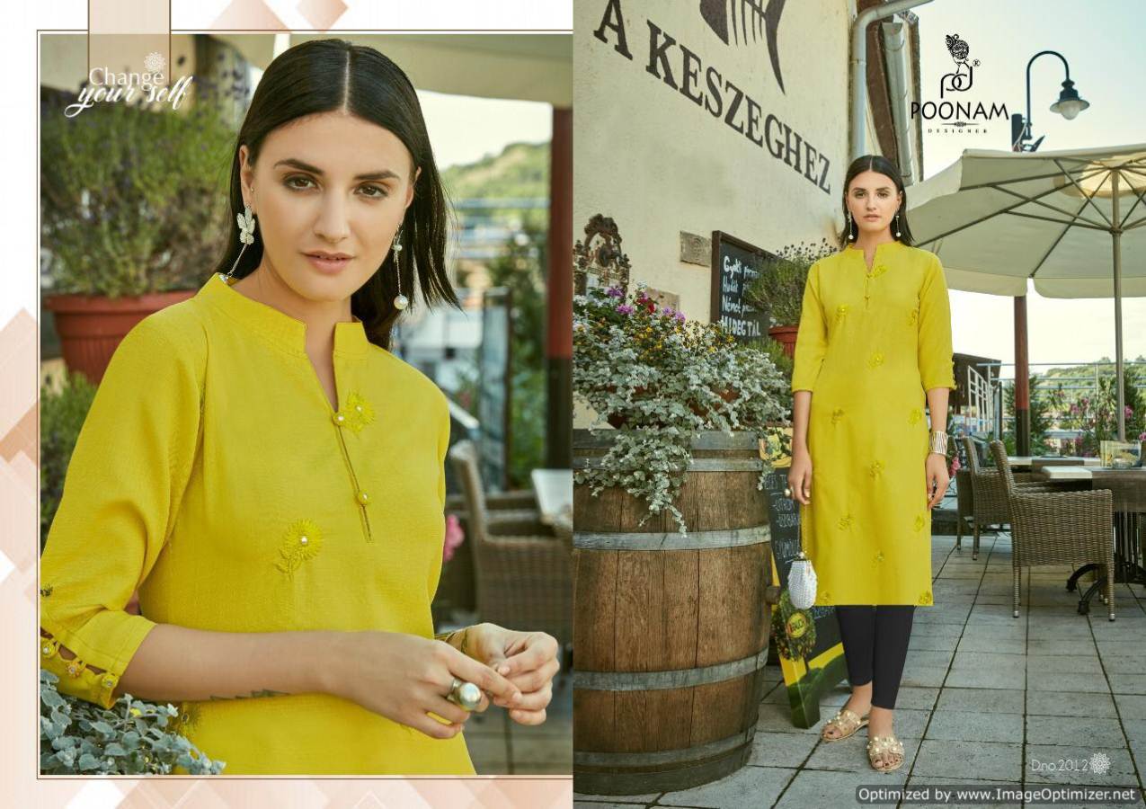 Asiana Vol 2 By Poonam Cotton Casual Wear Kurtis Collection