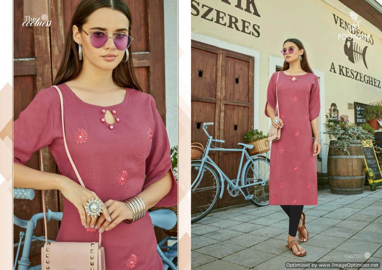 Asiana Vol 2 By Poonam Cotton Casual Wear Kurtis Collection