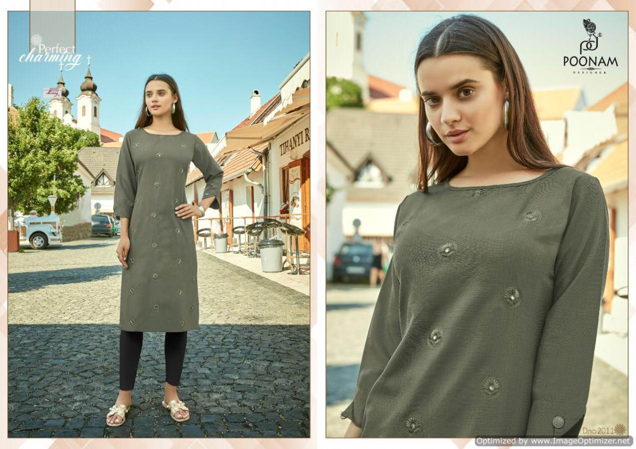 Asiana Vol 2 By Poonam Cotton Casual Wear Kurtis Collection