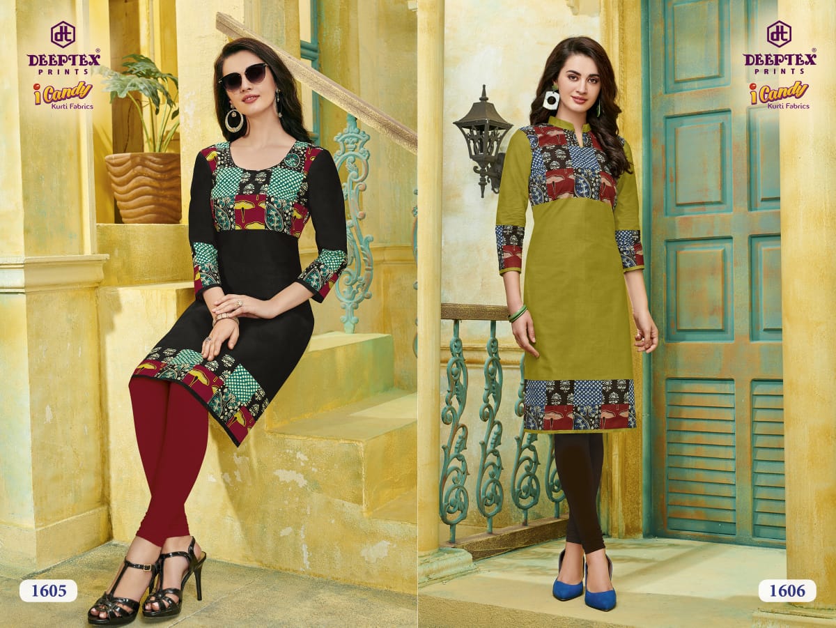 Candy Vol 16 By Deeptex I  Pure Cotton Printed Kurti Catalogue