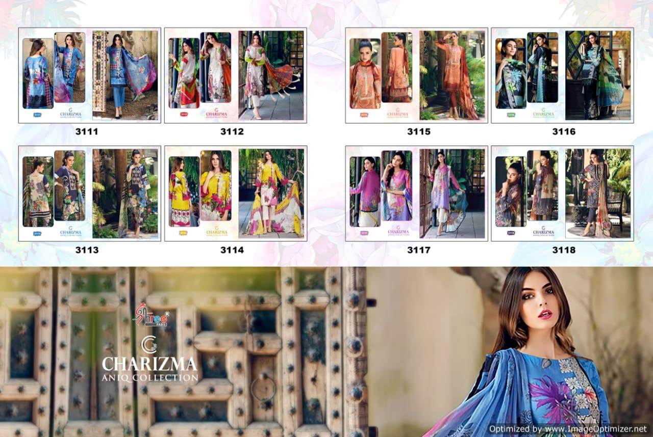Charizma Aniq By Shree Pakistani Salwar Suits Collection