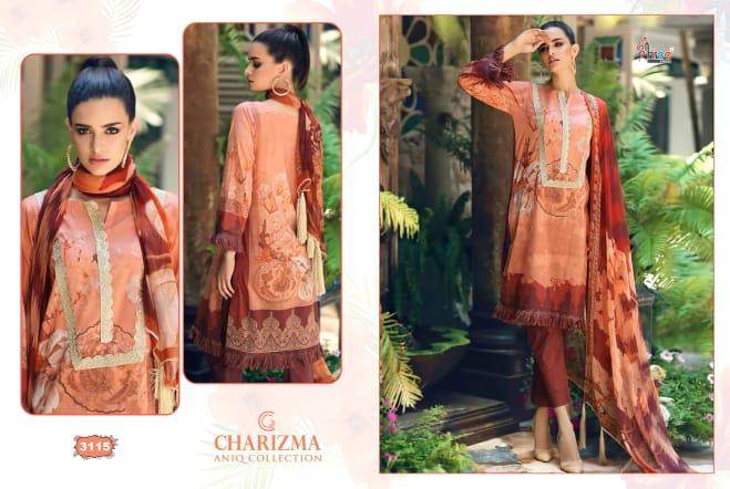 Charizma Aniq By Shree Pakistani Salwar Suits Collection