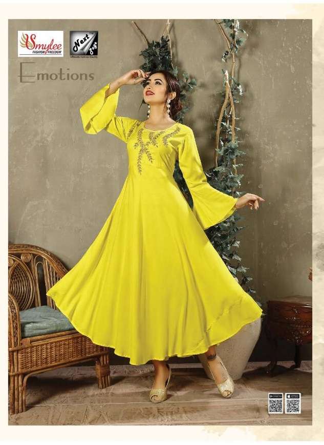 Emotions By Next Page Designer Party Wear Kurtis Catalogue