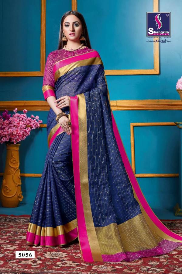 Genda By Shangrila Weaving Silk Designer Saree Collection
