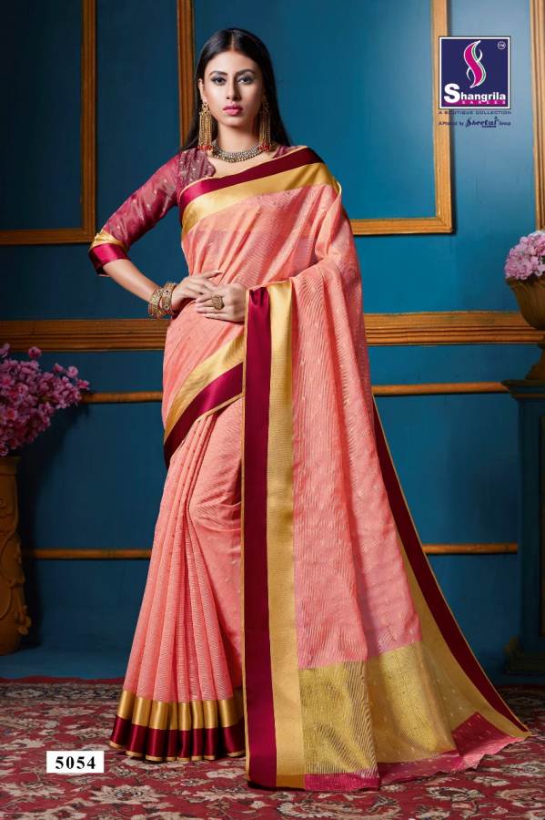 Genda By Shangrila Weaving Silk Designer Saree Collection