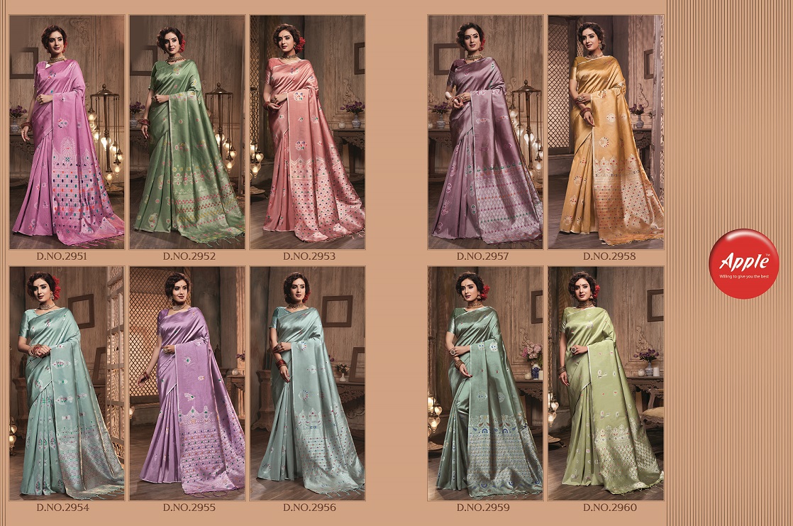 Ghoomar Vol 2 By Apple Designer Party Wear  Banarasi Silk Sarees Collection