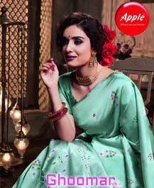 Ghoomar Vol 2 By Apple Designer Party Wear  Banarasi Silk Sarees Collection