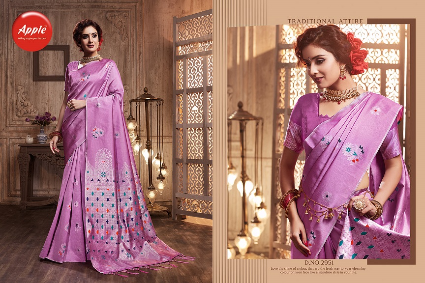 Ghoomar Vol 2 By Apple Designer Party Wear  Banarasi Silk Sarees Collection