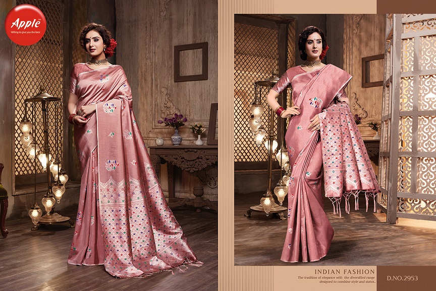Ghoomar Vol 2 By Apple Designer Party Wear  Banarasi Silk Sarees Collection