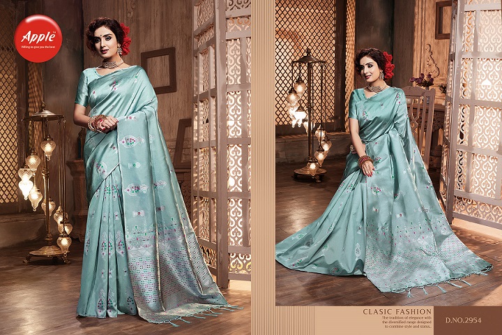 Ghoomar Vol 2 By Apple Designer Party Wear  Banarasi Silk Sarees Collection
