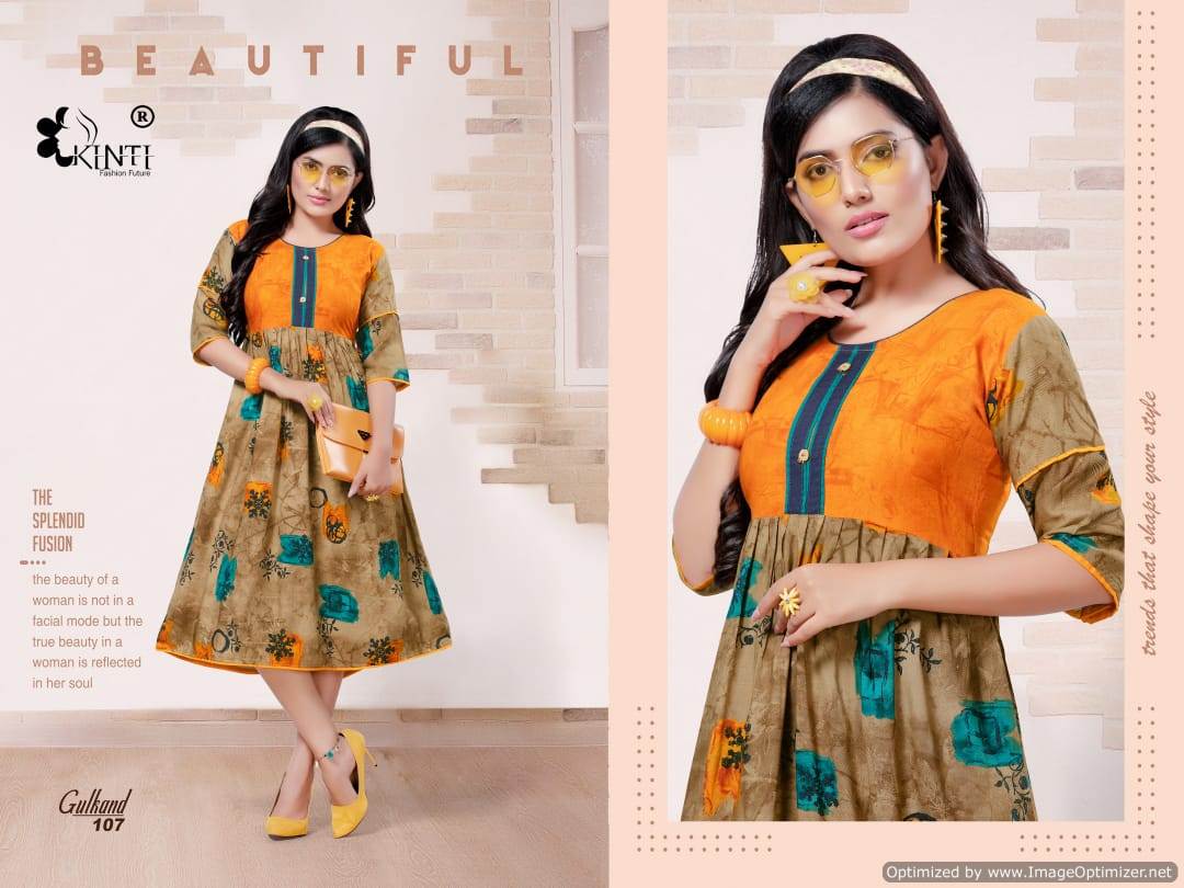 Gulkand By Kinti Printed Kurtis Catalogue