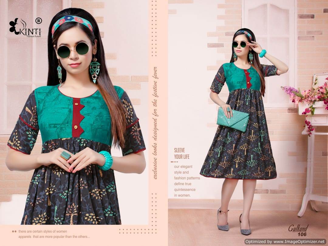 Gulkand By Kinti Printed Kurtis Catalogue