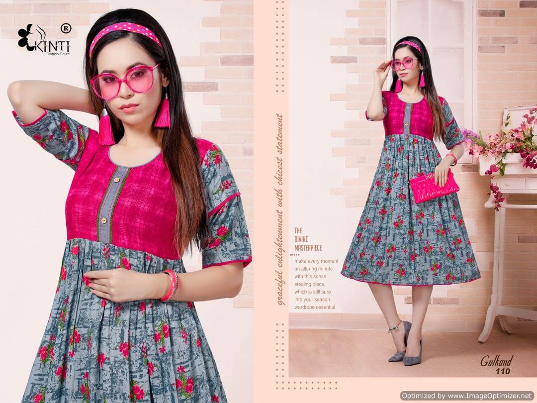 Gulkand By Kinti Printed Kurtis Catalogue