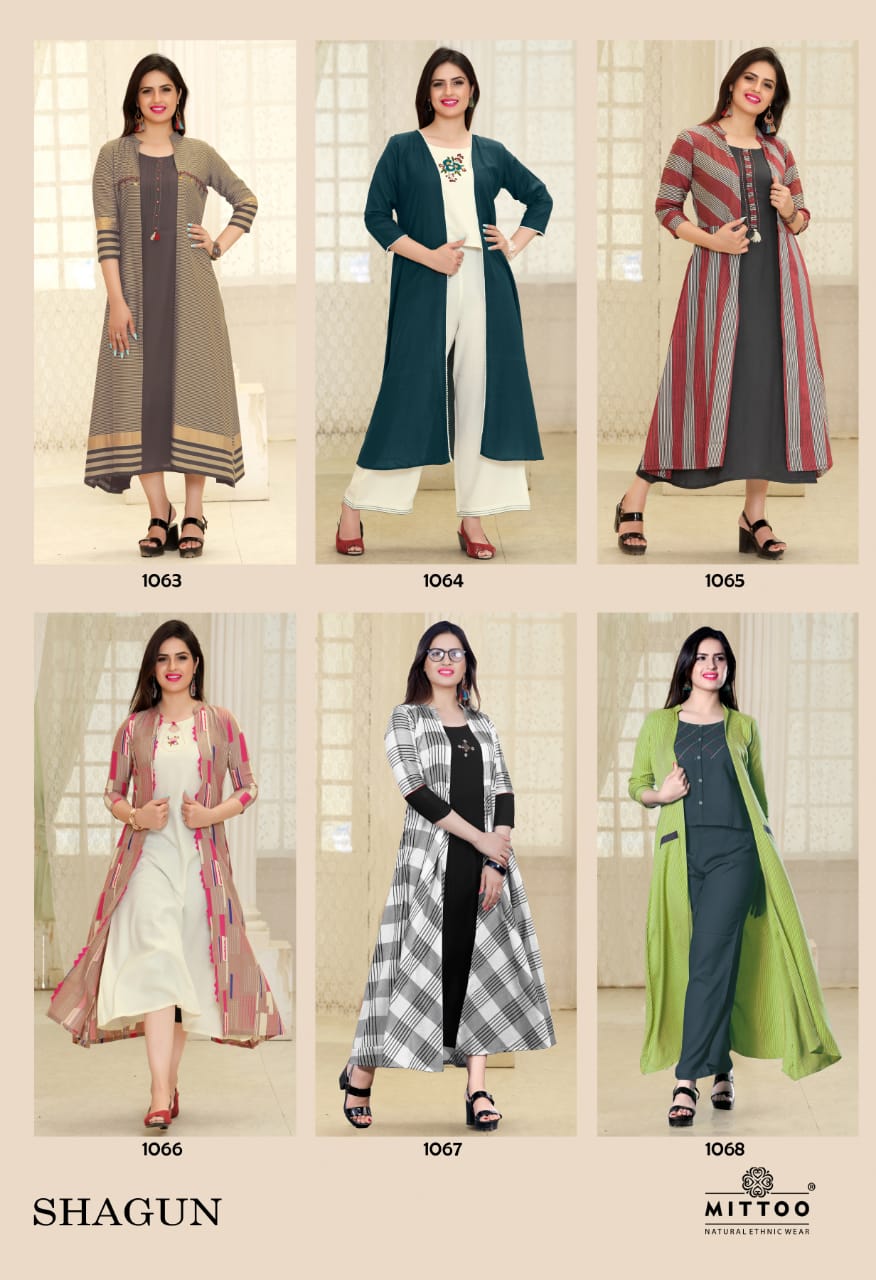 Mittoo Present Shagun Designer Kurtis Catalogue