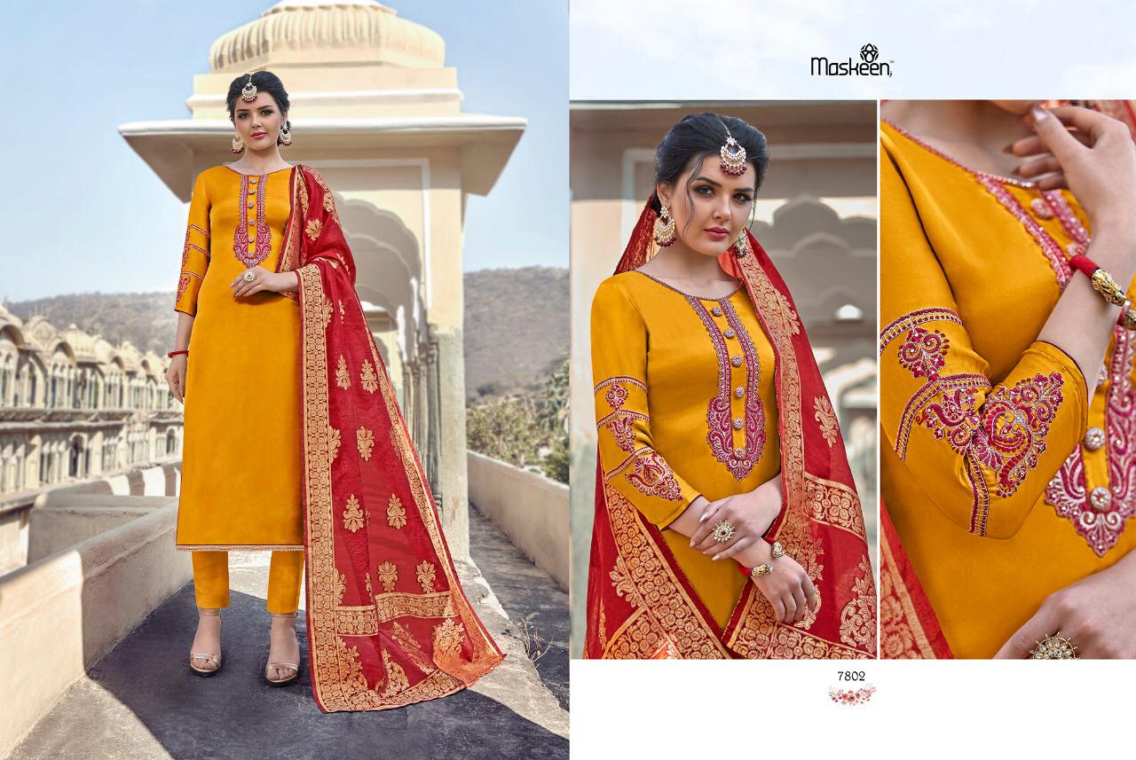 Maskeen Harleen 7801 By Maisha Designer Salwar Suits Collection