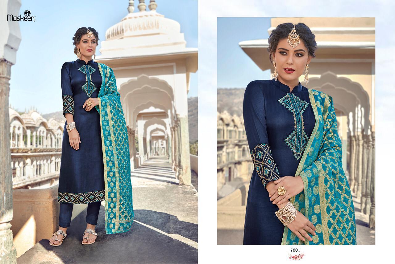 Maskeen Harleen 7801 By Maisha Designer Salwar Suits Collection