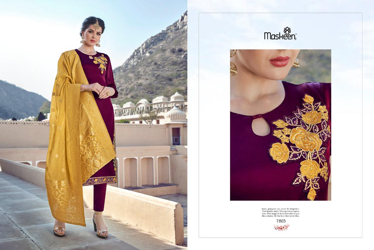 Maskeen Harleen 7801 By Maisha Designer Salwar Suits Collection