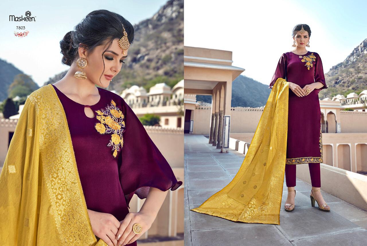 Maskeen Harleen 7801 By Maisha Designer Salwar Suits Collection