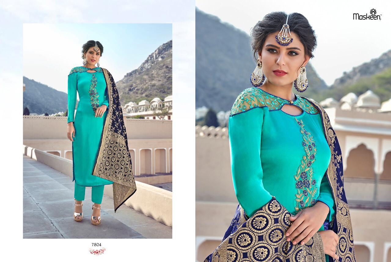 Maskeen Harleen 7801 By Maisha Designer Salwar Suits Collection