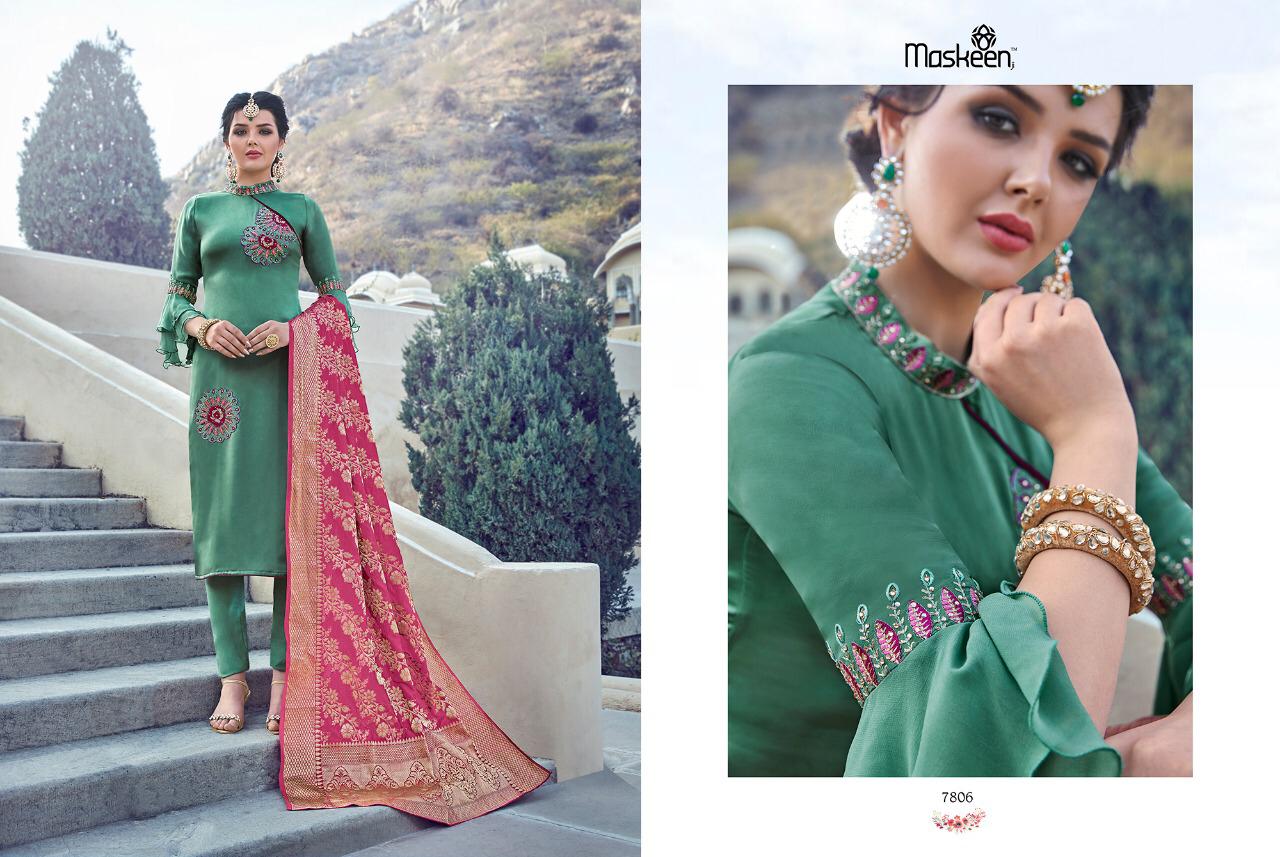 Maskeen Harleen 7801 By Maisha Designer Salwar Suits Collection