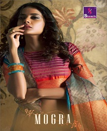 Mogra By Shangrila  Weaving Silk Designer Sarees Catalogue