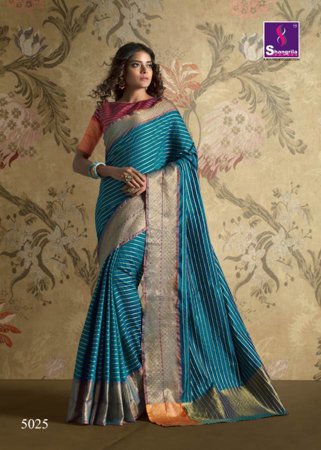 Mogra By Shangrila  Weaving Silk Designer Sarees Catalogue