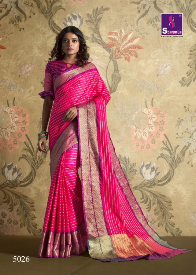 Mogra By Shangrila  Weaving Silk Designer Sarees Catalogue