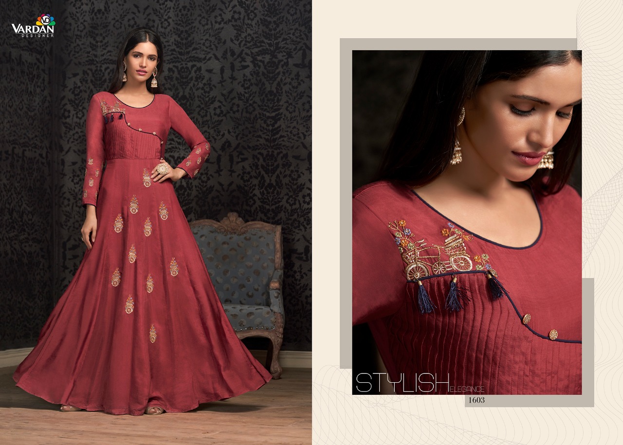 Navya Vol 16 By Vardan Designer Party Wear Kurti  Collection