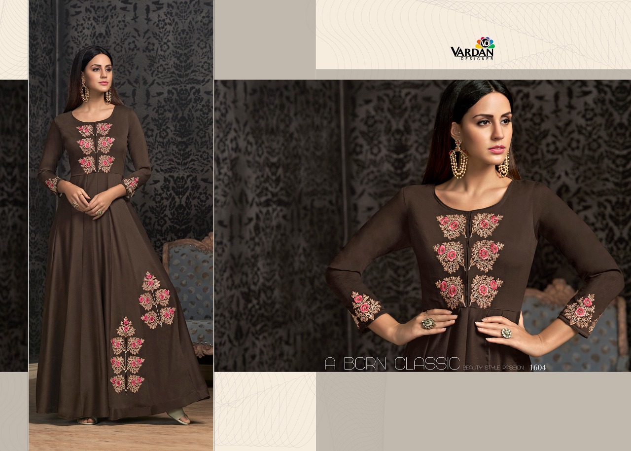 Navya Vol 16 By Vardan Designer Party Wear Kurti  Collection