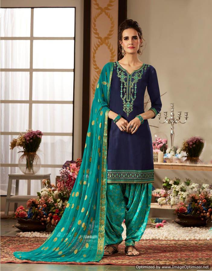 Rivaaz By Patiyala Vol 4 By Kajree Patiyala Jam Silk Ready Made Dress Collection