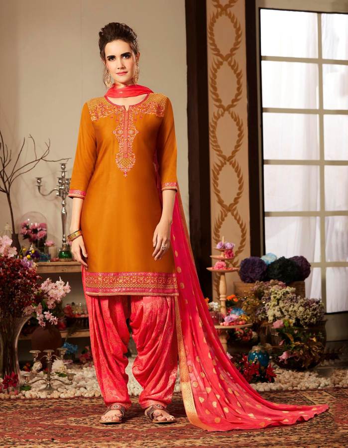 Rivaaz By Patiyala Vol 4 By Kajree Patiyala Jam Silk Ready Made Dress Collection