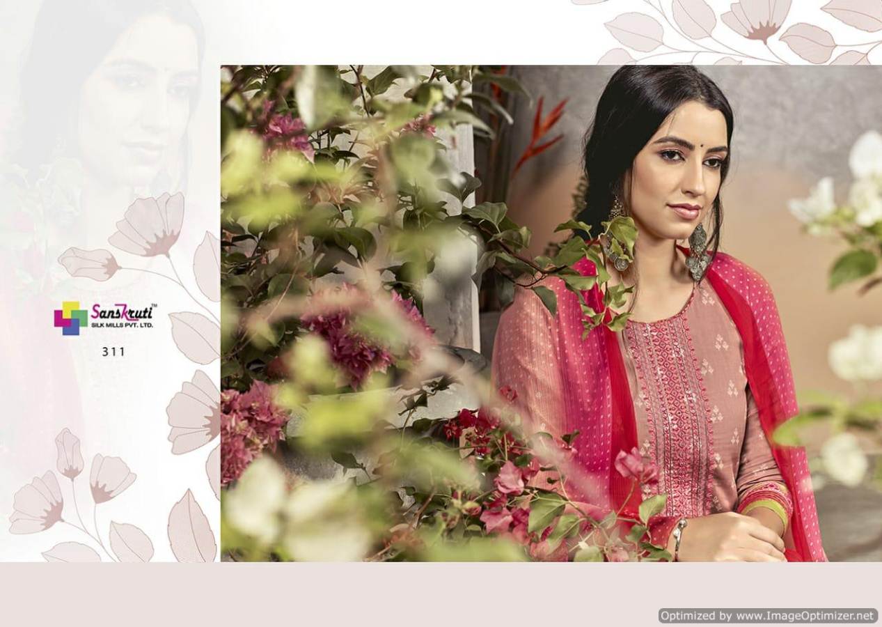Sahara Vol 3 By Sanskruti Pure Jam Silk Designer Dress Material Collection