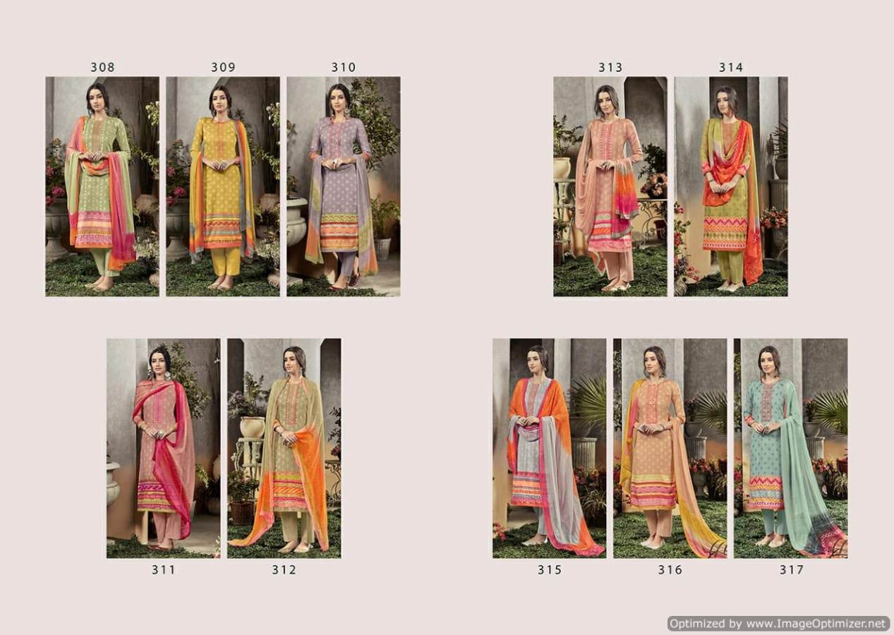 Sahara Vol 3 By Sanskruti Pure Jam Silk Designer Dress Material Collection
