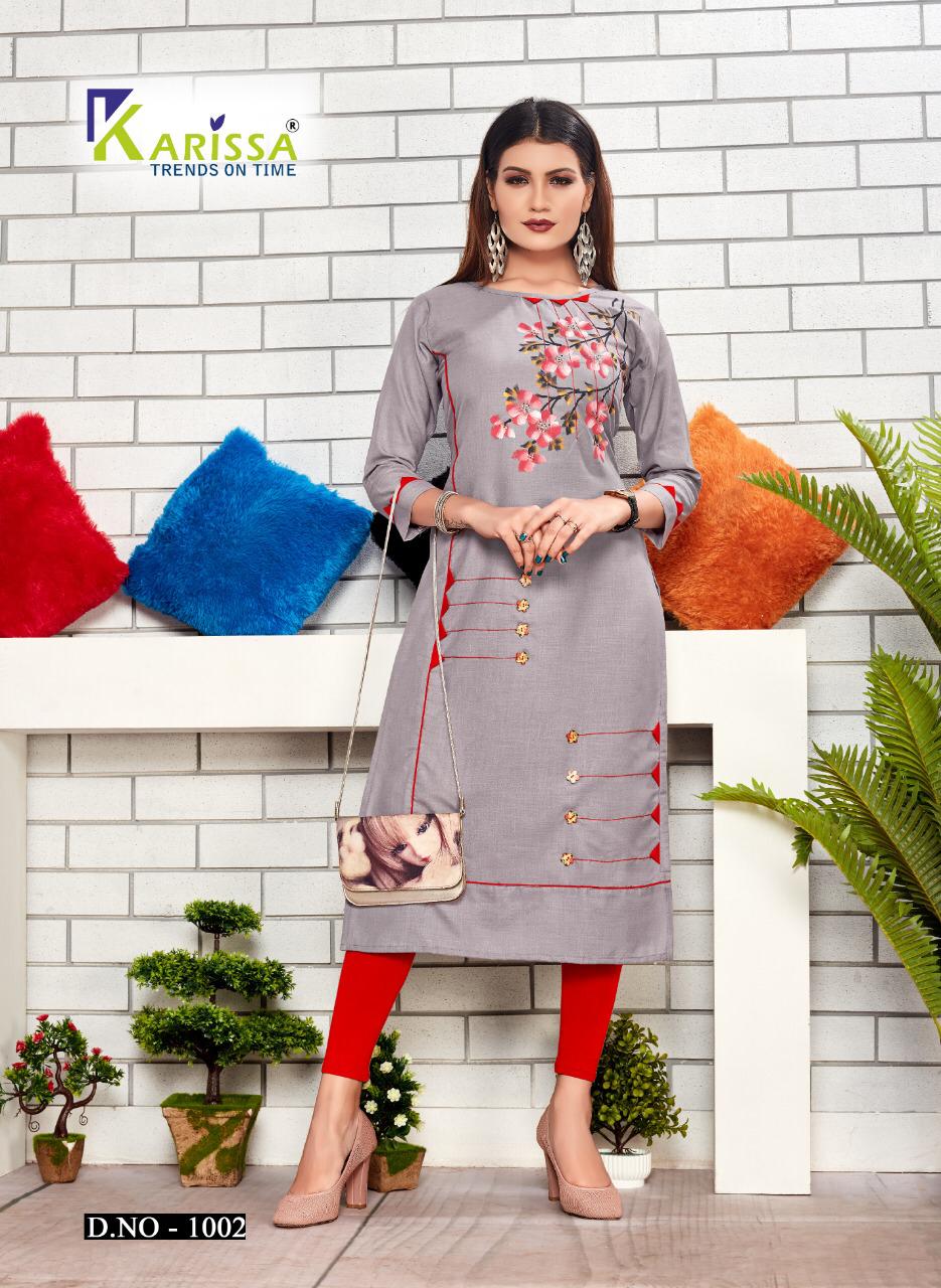 Karissa Presents Sameera Casual Kurtis Catalogue