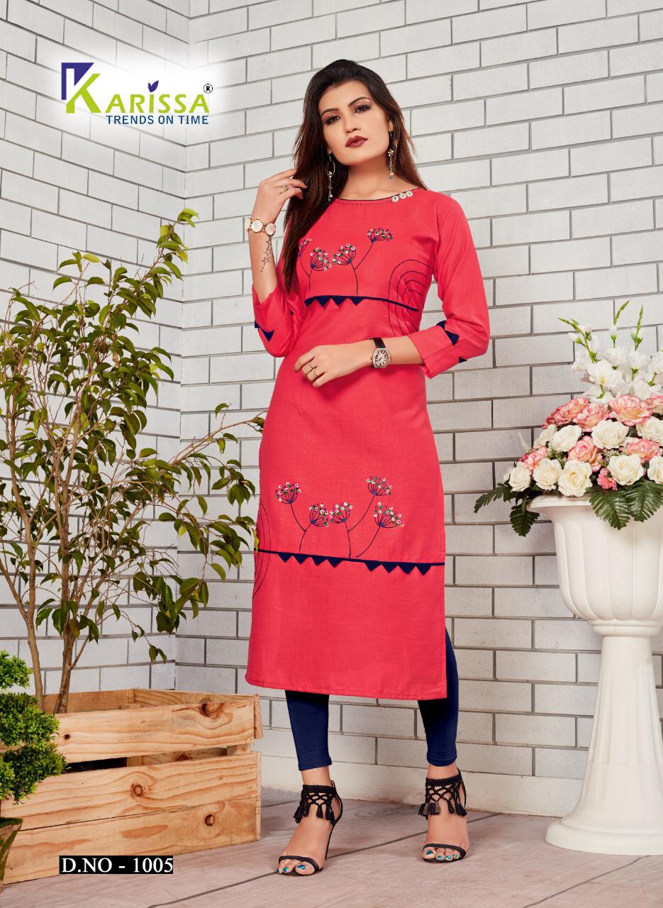 Karissa Presents Sameera Casual Kurtis Catalogue