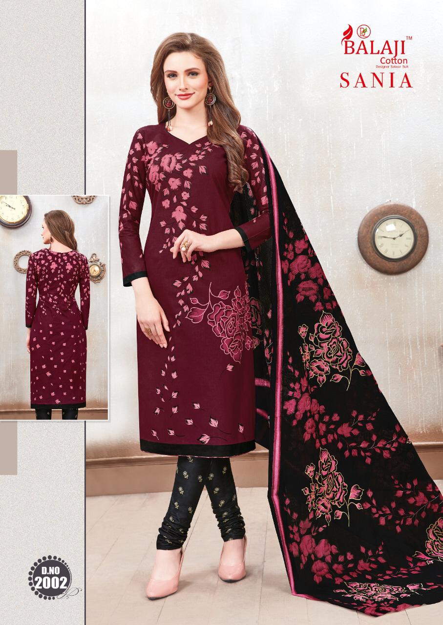 Sania Vol 2 By Balaji Fashion Cotton Printed Dress Materials