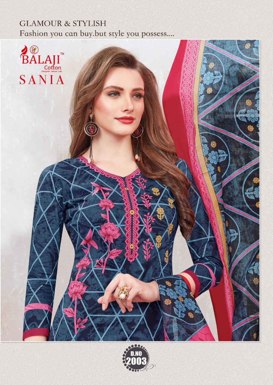 Sania Vol 2 By Balaji Fashion Cotton Printed Dress Materials