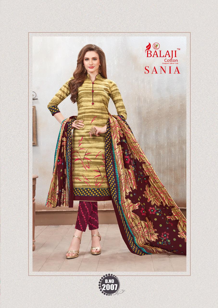 Sania Vol 2 By Balaji Fashion Cotton Printed Dress Materials