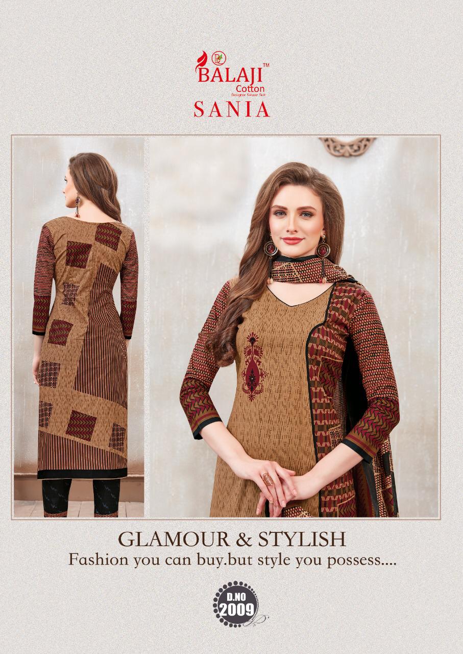 Sania Vol 2 By Balaji Fashion Cotton Printed Dress Materials