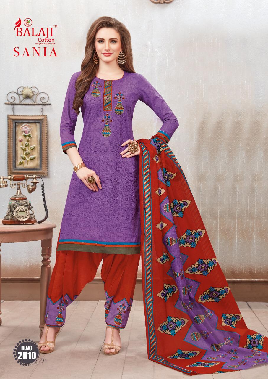 Sania Vol 2 By Balaji Fashion Cotton Printed Dress Materials