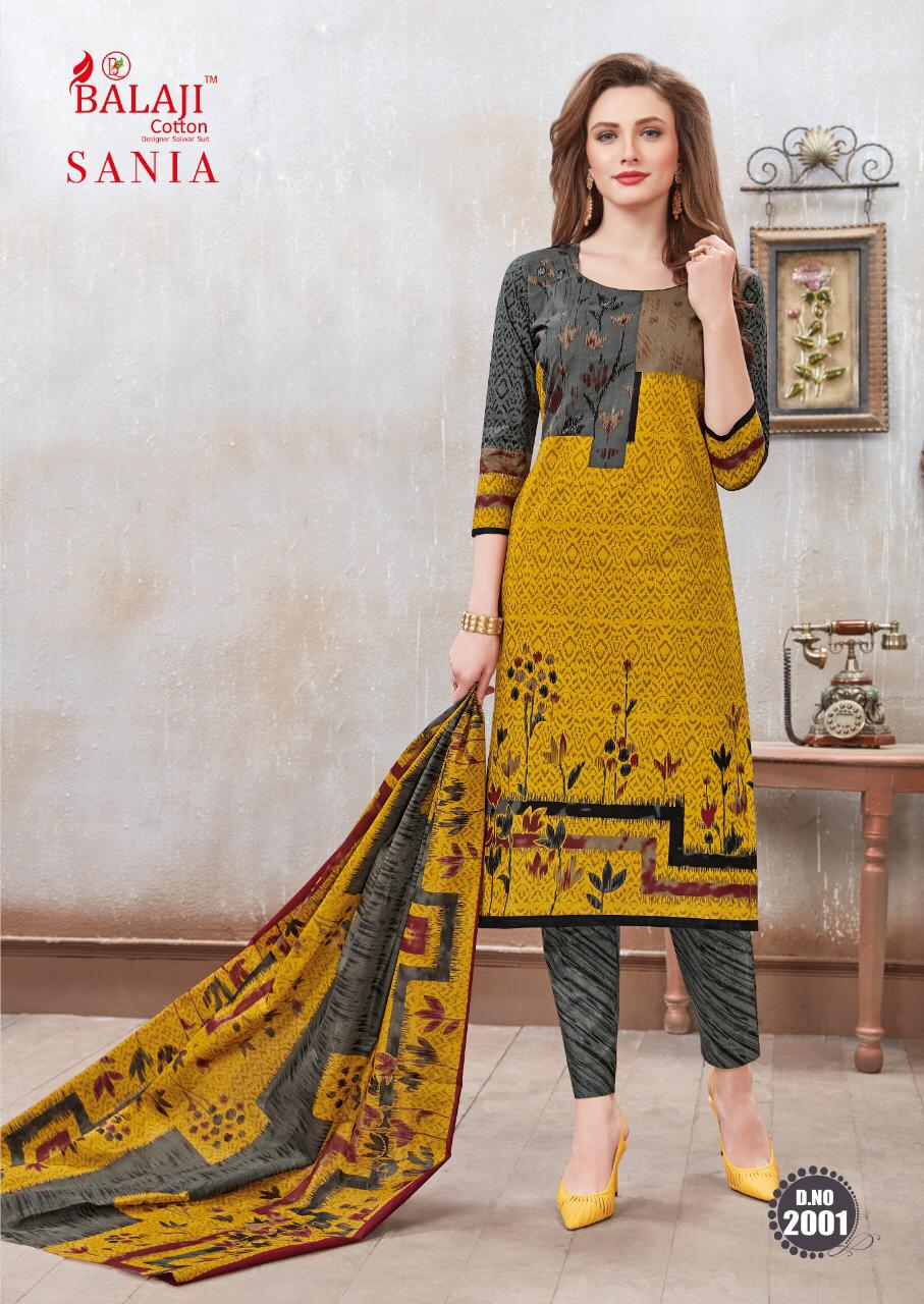 Sania Vol 2 By Balaji Fashion Cotton Printed Dress Materials